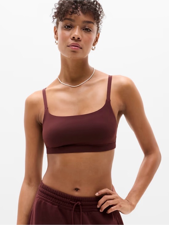 Athleta Other - Athleta bodymove scoop bralette D-DD garnet loungewear sleep sports bra S